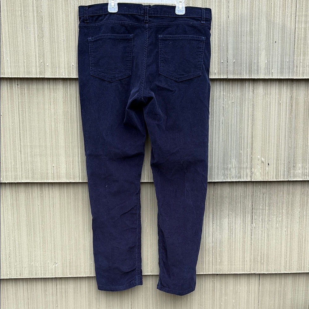 Dash Corduroy Blue Straight Leg Pants size 12 - Picture 3 of 6